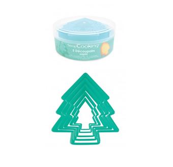Picture of CHRISTMAS TREE CUTTER SET X 5